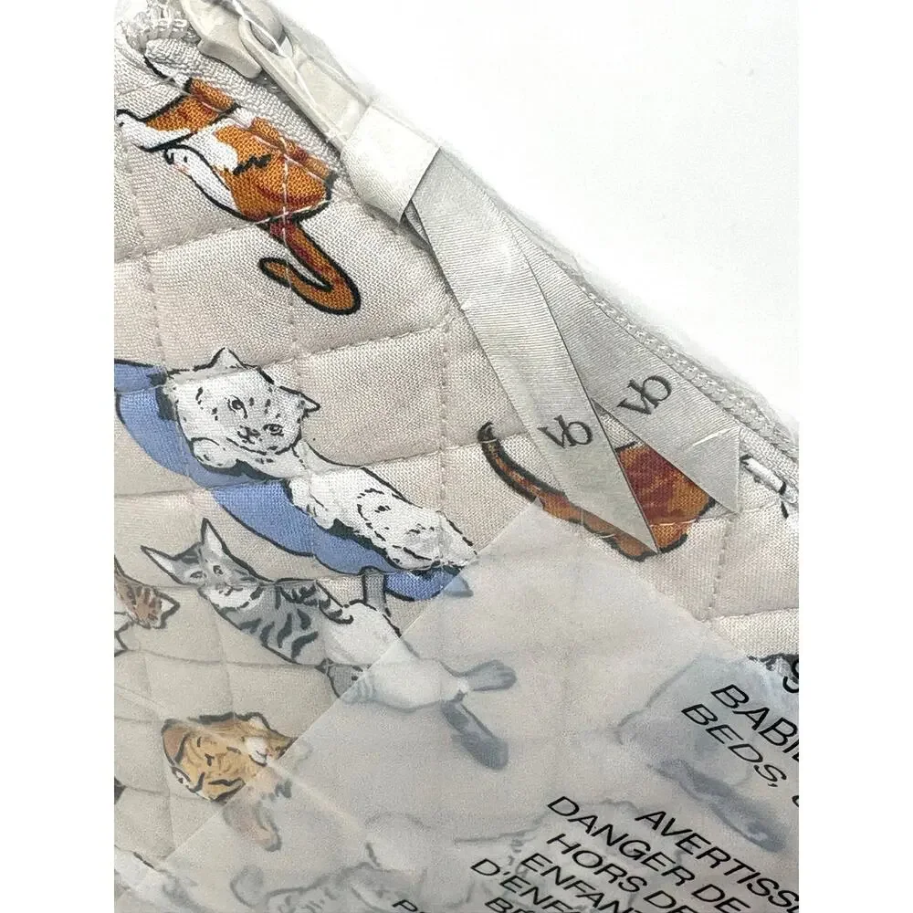 Vera Bradley A Cat’s Life Laptop Pouch Cotton Up To 15 in Laptop Cat Lover Gift